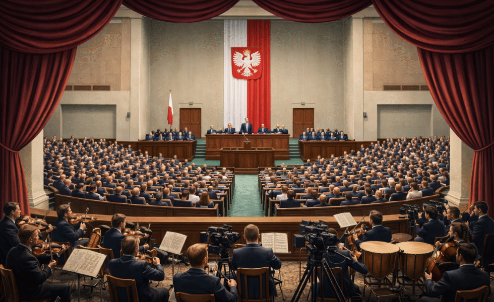 Zdjęcie okładkowe wpisu Małgorzata GOLIŃSKA: Polityczna scena od ponad dwóch lat przypomina teatr iluzji