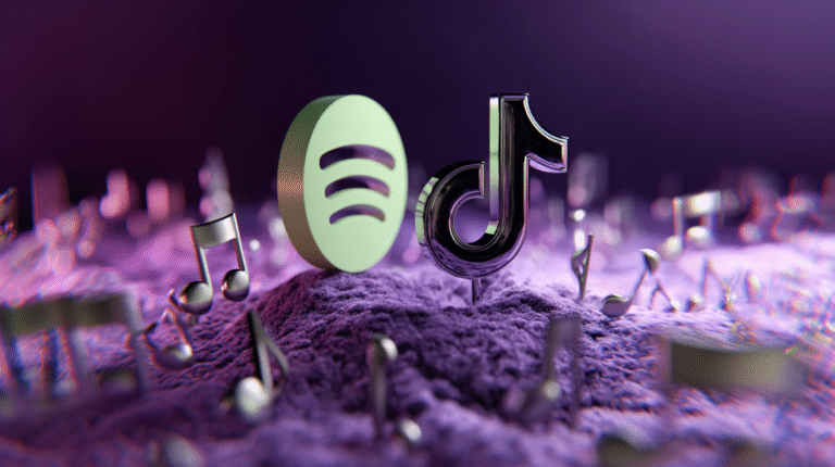 różnice algorytmów Tiktok'a i Spotify’a