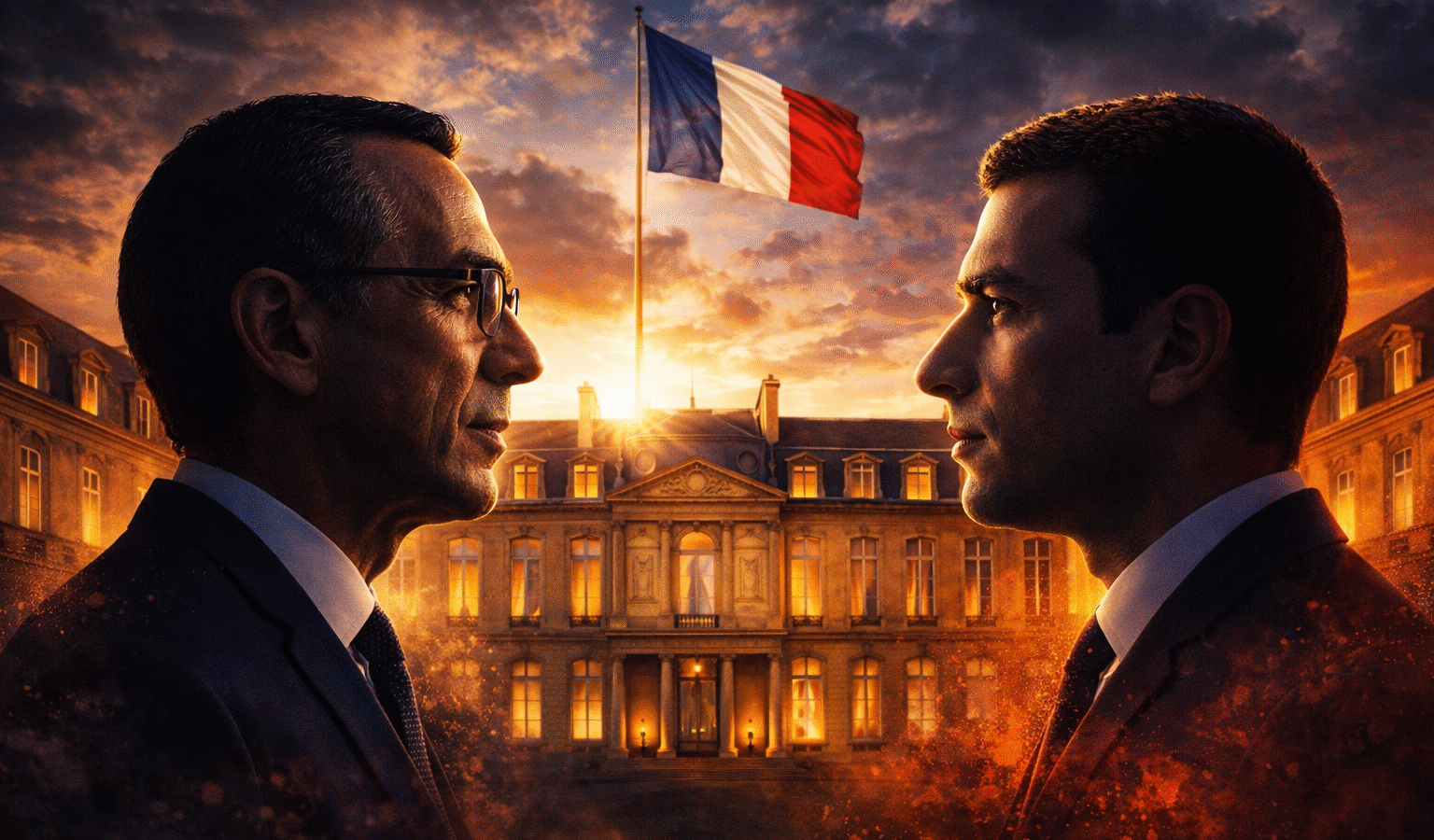 Bruno Retailleau vs Jordan Bardella wybory Francja 2027