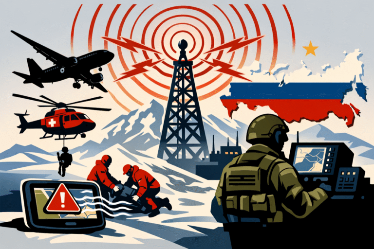 zakłócenia GPS Norwegia Rosja