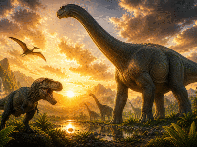 dlaczego dinozaury były tak duże