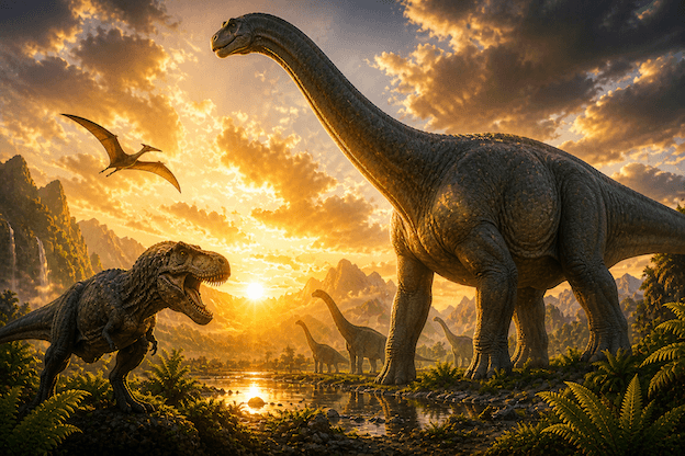 dlaczego dinozaury były tak duże