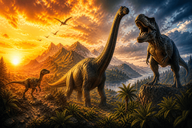 Kiedy żyły dinozaury? Trias Jura Kreda wyjaśnione