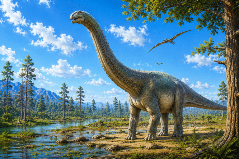 Odkryto nowy gatunek dinozaura. Był ogromnym roślinożercą o długiej szyi