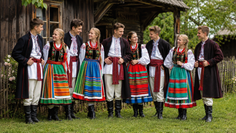 Wystawa tradycyjnych strojów