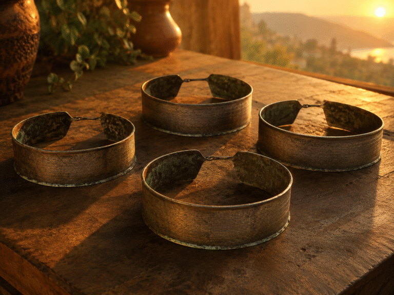 Starożytne naszyjniki z brązu