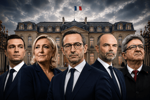 Jordan Bardella i Marine Le Pen