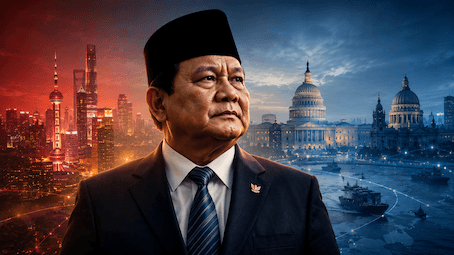 Prabowo SUBIANTO chce ustawić Indonezję między Ameryką, Chinami i Europą