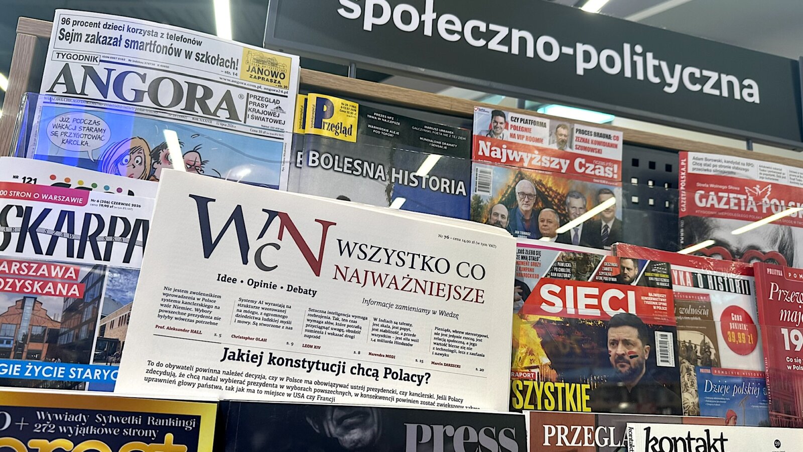 Najnowszy, 76. numer „Wszystko co Najważniejsze” jest już dostępny w EMPIK-ach, Księgarni Polskiej w Paryżu oraz wysyłkowo i w prenumeracie – w Sklepie Idei