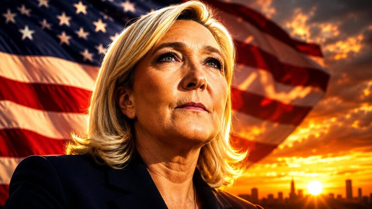 Marine Le Pen amerykańska prawica