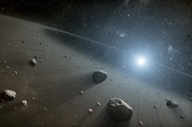 Pięć planetoid
