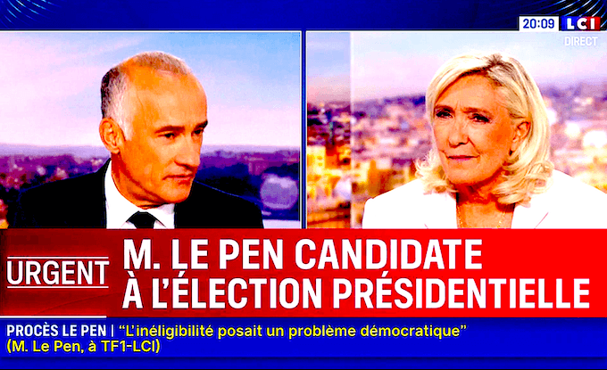Marine Le Pen wybory prezydenckie Francja 2027