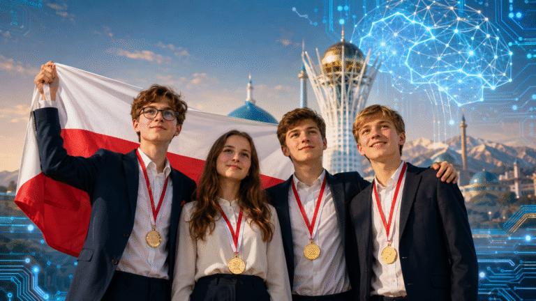 Polscy uczniowie z medalami