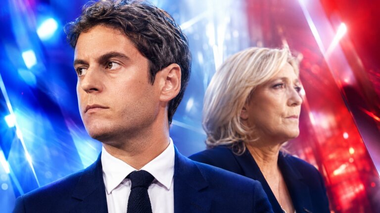 Gabriel ATTAL licytuje się z Marine LE PEN w sprawie imigracji
