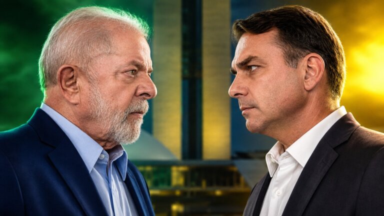 Lula kontra Flávio Bolsonaro