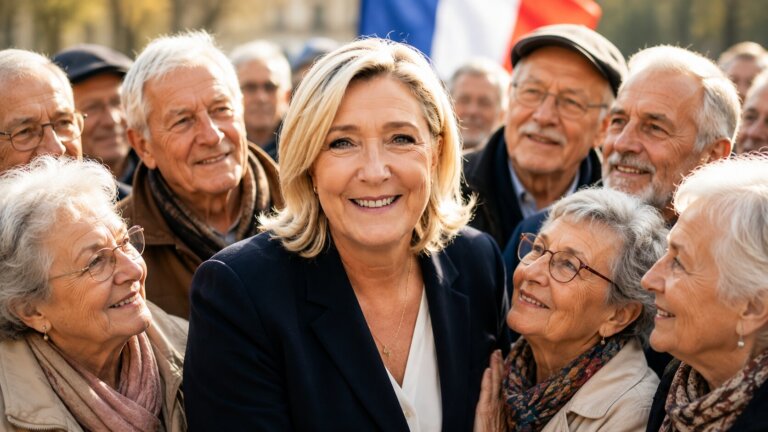 Marine LE PEN zdobywa seniorów. Dlaczego emeryci stają się jednym z największych atutów liderki RN