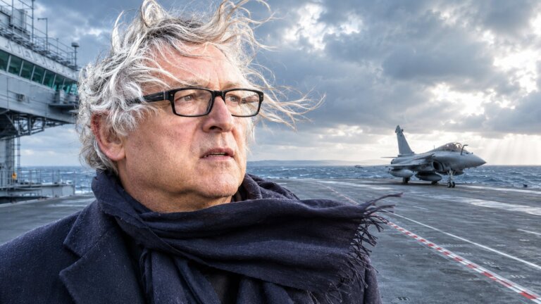 Michel Onfray na lotniskowcu Charles de Gaulle