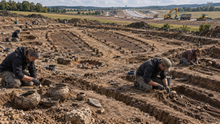 Projekt budowlany ujawnił prehistoryczną osadę sprzed 7 tys. lat