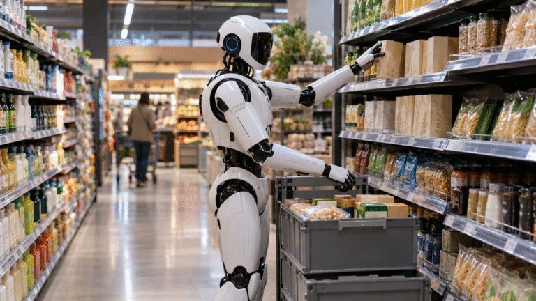 Roboty w sklepach