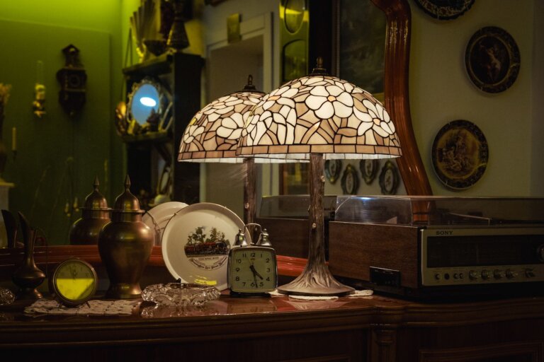 lampa witrażowa