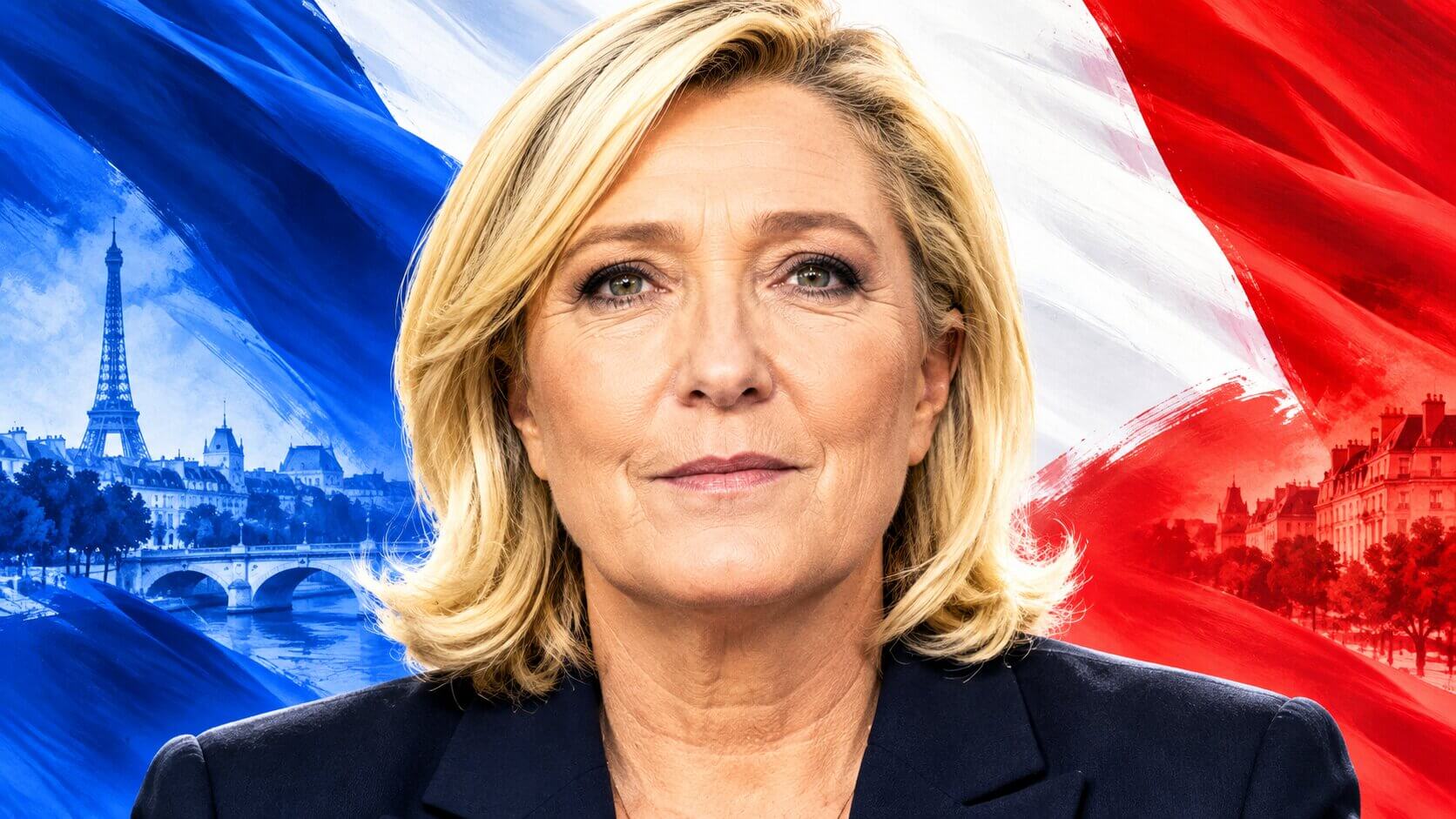 Marine LE PEN prowadzi. Sondaż OpinionWay ostrzega francuskie centrum • Wszystko co najważniejsze