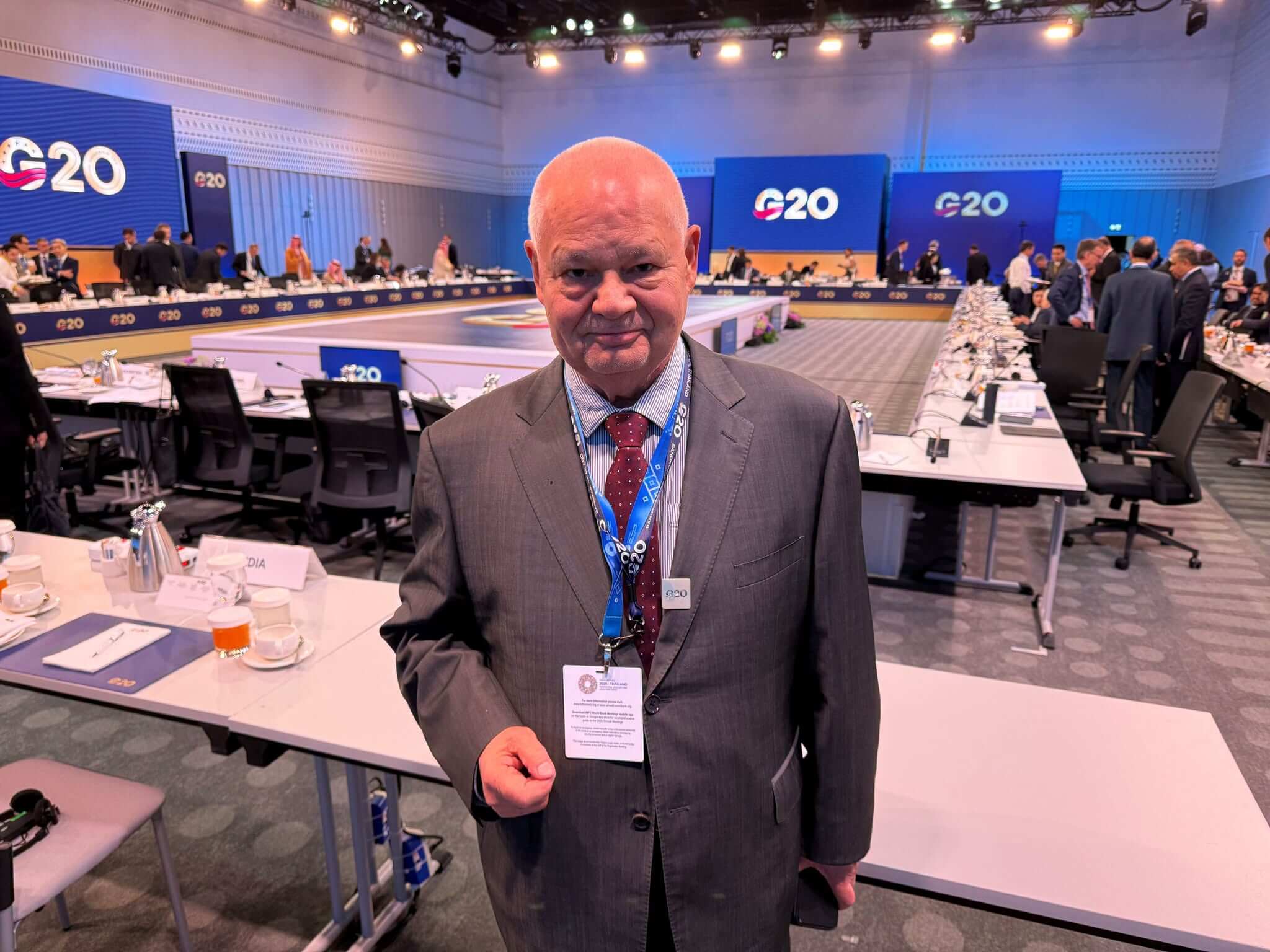 Prezes NBP na szczycie G20 w Bangkoku