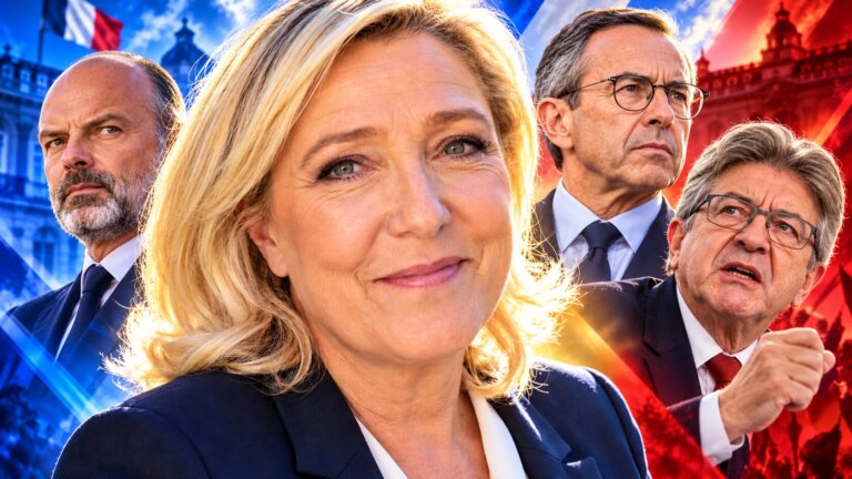 Marine Le Pen w sondażach z października 2026