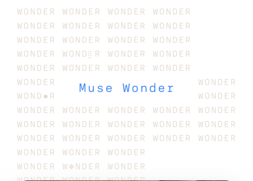 Muse Wonder A Frontier Model For Personal & Professional AI Agents