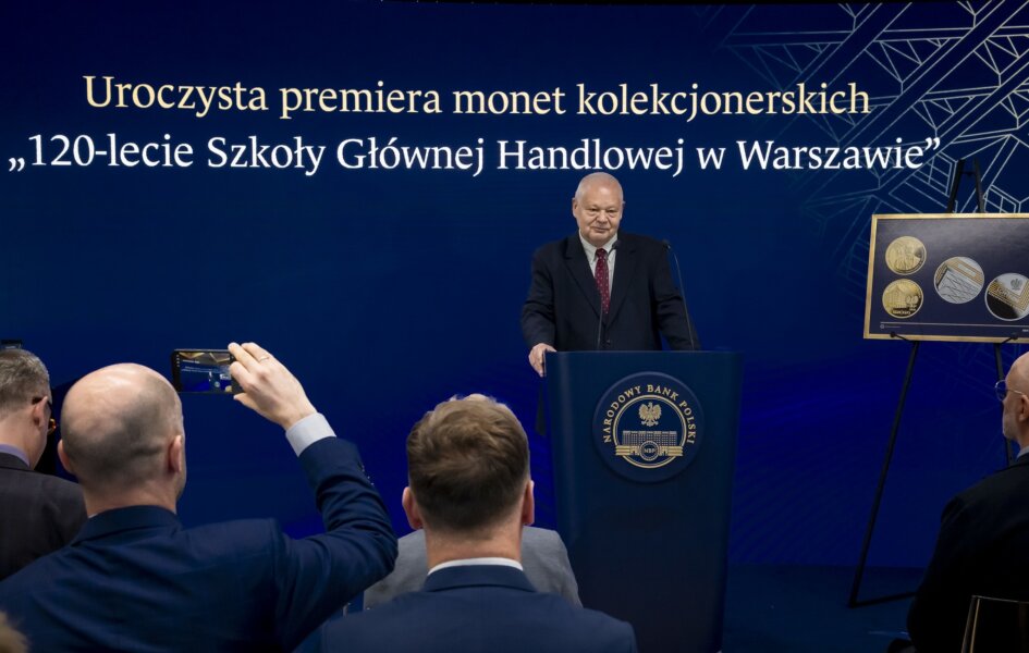 Zdjęcie okładkowe wpisu NBP upamiętnił 120-lecie Szkoły Głównej Handlowej w Warszawie
