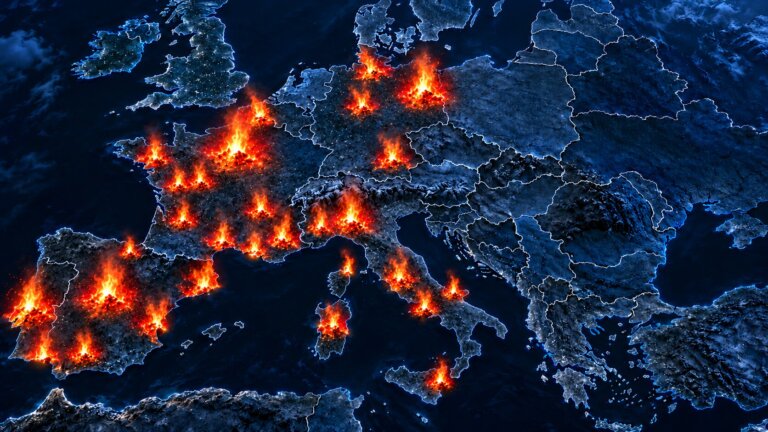 protesty w Europie