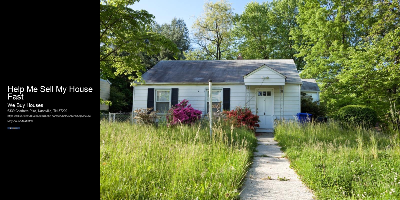 Help Me Sell My House Fast