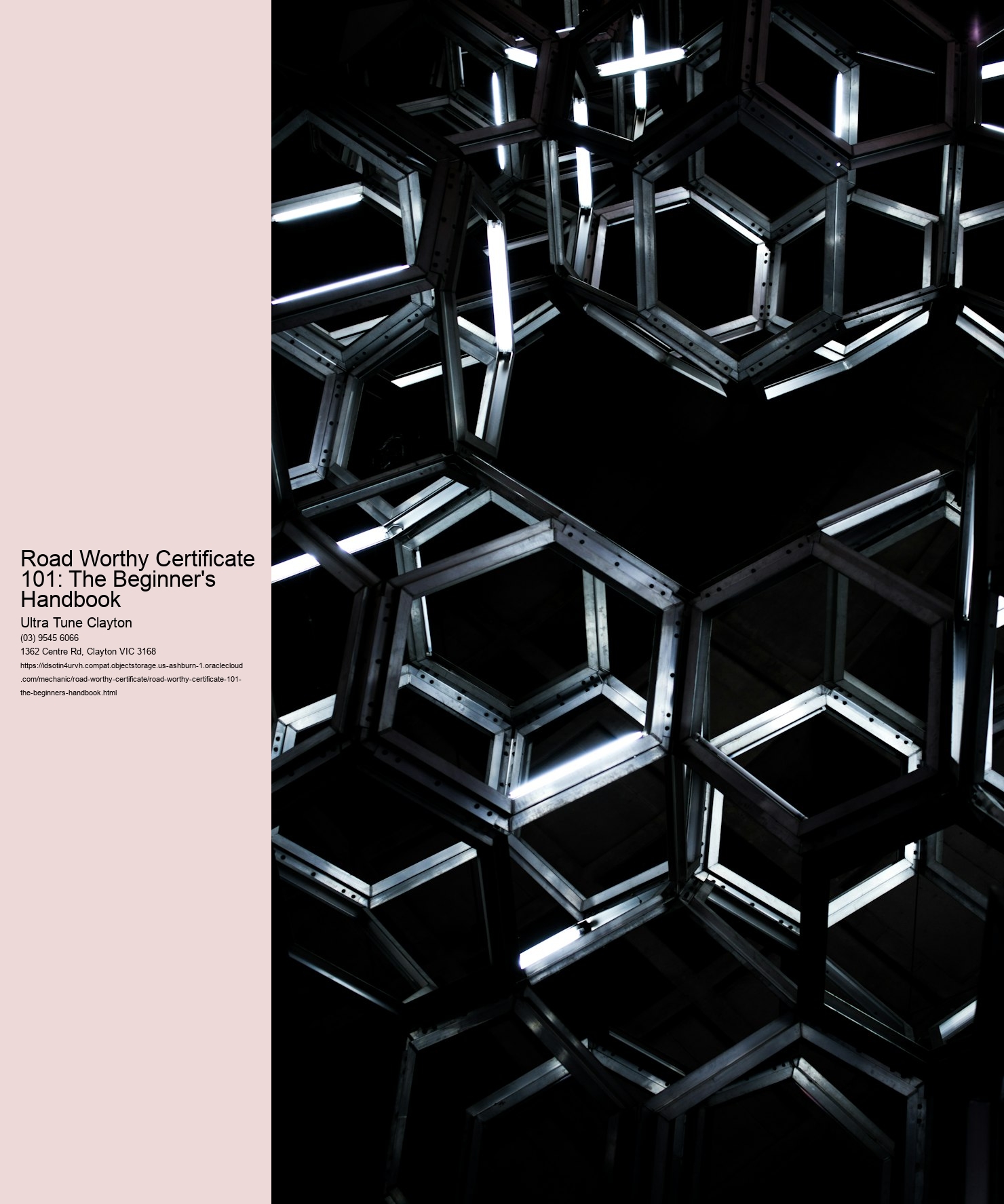 Road Worthy Certificate 101: The Beginner's Handbook